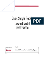 Basic Repair Low End Model SFP MFP