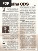 Folha CDS, nº 135 - 7 de Setembro de 1978