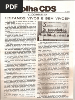 Folha CDS, nº 148- 14 de Dezembro de 1978