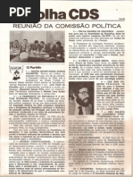 Folha CDS, nº 154 - 1 de Fevereiro de 1979