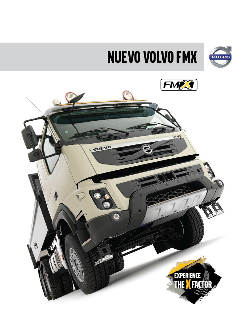 Ficha Técnica del Volvo FMX 500 | PDF | Eje | Camión