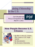 Obtaining Citizenship in the US