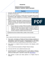 Requisitos para Inscribir A Tercera Persona para Llevar Contabilidad