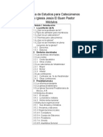 Programa de Estudios Para Catecúmenos 2015