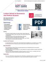 London School of Economics and Political Science - Complete University Guide