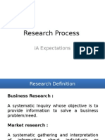Research Process: Ia Expectations