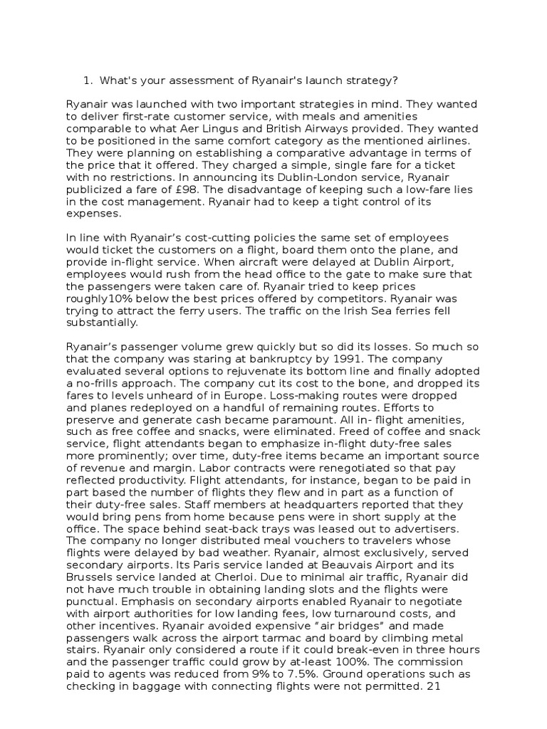 Dogfight over europe ryanair b and c essay 06 image