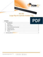 RS-101 LargePipe CylinderRubbrTag Able ID