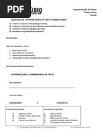Interpretação de Texto