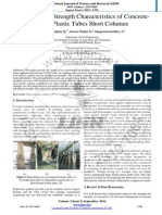 Compressive Strength Characteristics of Concrete-Filled Plastic Tubes Short Columns