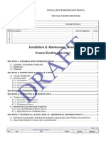 Draft: Installation & Maintenance Manual Neutral Earthing Resistors