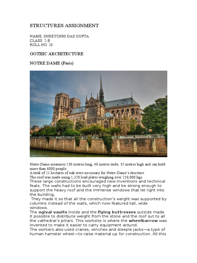 Structure of Florence Cathedral | PDF | Dome | Notre Dame De Paris