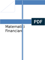 Matematici Financiare