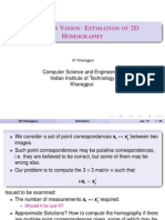 C V: E 2D H: Omputer Ision Stimation of Omography