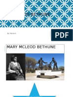 Mary Mcleod Bethune Final - Patrice R