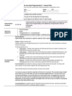 Special Education Lesson Plan - Why Do We Need Trig PT 1