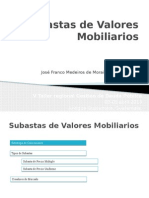 Subastas de Valores Mobiliarios