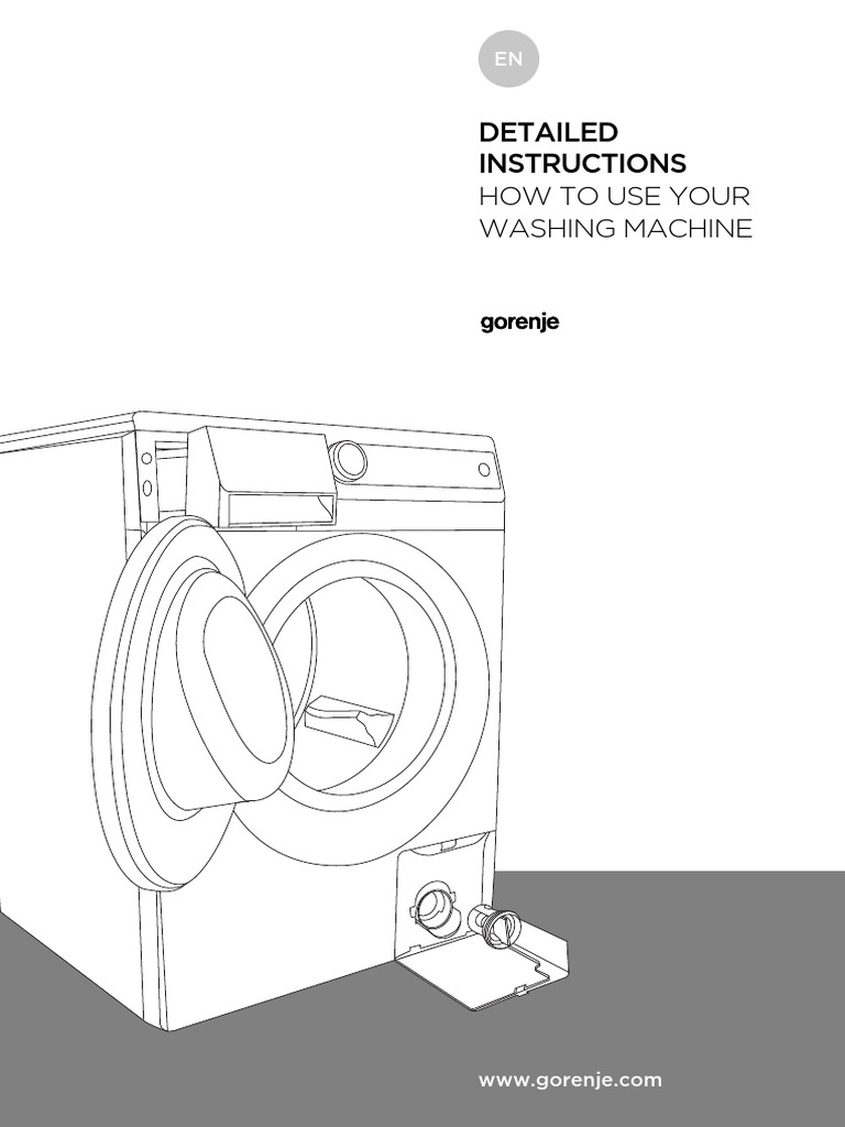 Applications To Using A New Washing Machine PDF Washing Machine