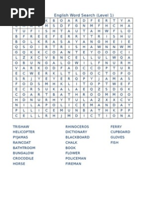 Crossword Puzzle