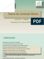 Teoria do Controle Ótimo: Cálculo Variacional, Princípio de Pontryagin e Programação Dinâmica