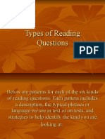 Types of Reading Questions