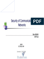 Security of Communication Networks, InDP3 (IST, IRES, RSM)