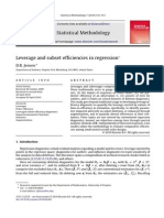 Leverage and Subset Efficiencies in Regression