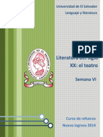 Material Semana 6 de (Lenguaje y Literatura) (Literatura Del Siglo XX El Teatro) Versión PDF