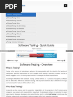 Software Testing - Quick Guide: Advertisements