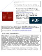 Aerosol Science and Technology: To Cite This Article: Virgil A. Marple, Kenneth L. Rubow & Steven M. Behm (1991) A