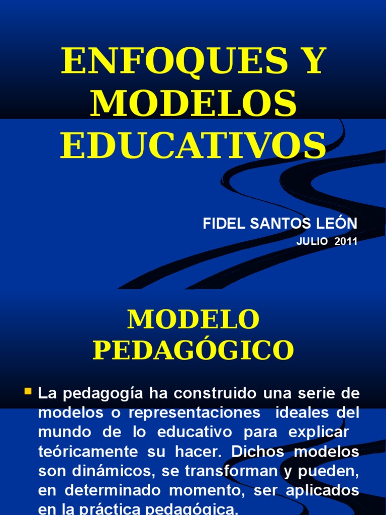 Modelos Educativos: Enfoques Pedagógicos | PDF | Constructivismo ...