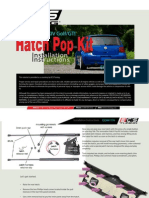VW MKIV Hatch Pop Kit Tutorial