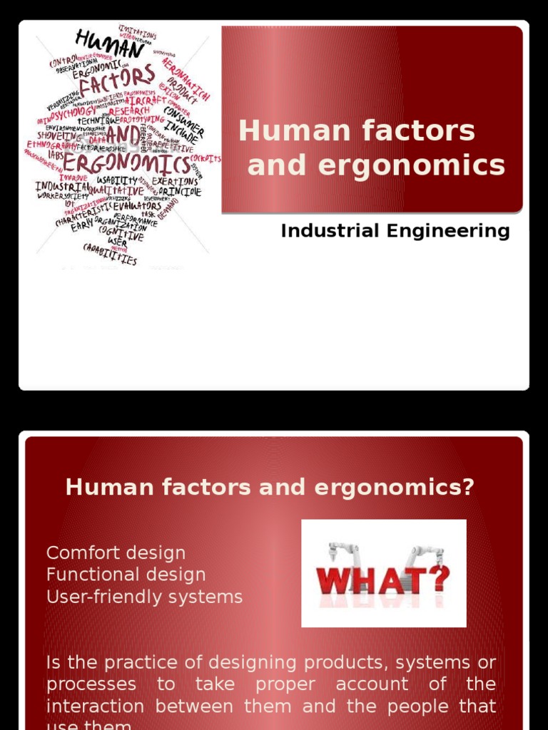 Human Factors and Ergonomics Industrial Engineering PDF