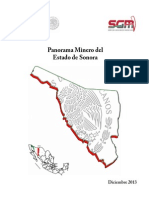 Panorama Minero Del Estado de Sonora