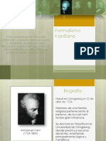 Biografía de Kant y Explicación Del Trabajo de Investigación