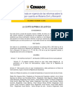 Acuerdo de La CSJ 06-2006