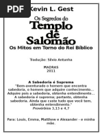 Os Segredos Do Templo de Salomão - Kevin l. Gest