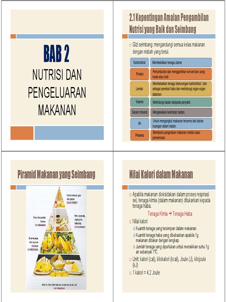 Cara Mengira Nilai Kalori Makanan Sains Tingkatan 5