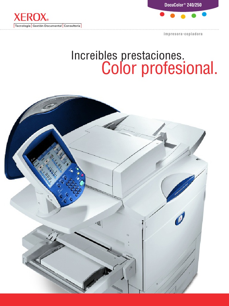 D50BR-01 Docucolor 250 | PDF | Impresora (Computación) | Calidad ...