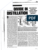 Divided Wall Distillation Column