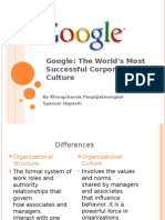 Google: The World's Most Successful Corporate Culture: by Khongchanok Paepipatmongkol Spencer Hayashi