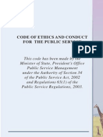 Code of Ethics for Public Service in Tanzania