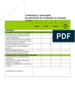 Evaluación Proyecto Agua de estanque y renacuajos