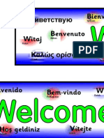 welcome banner