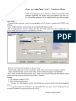 The LED Display Screen (Monitor) Instruction: How To Use