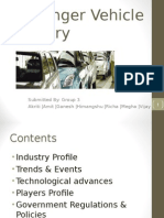 Passenger Vehicle Industry Analysis