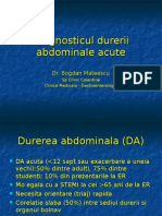 Diagnosticul Durerii Abdominale Acute an VI 2012