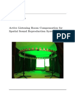 2005 - Active Listening Room Compensation For Spatial Sound Reproduction Systems