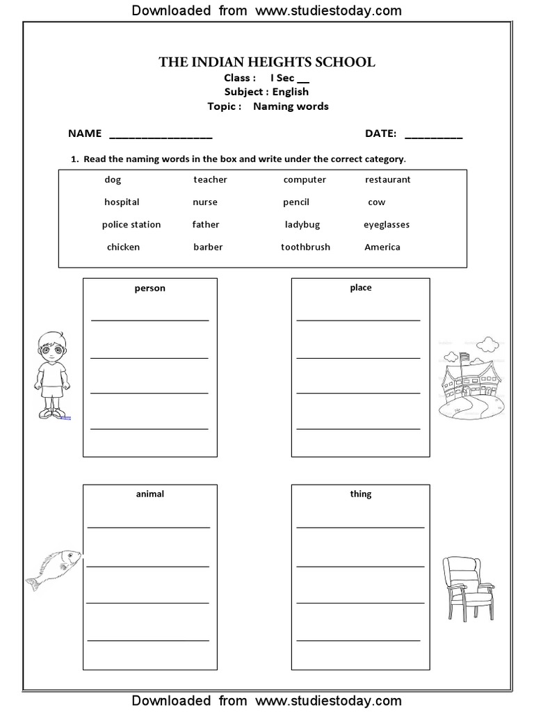 cbse-class-1-english-worksheets-34-naming-words-2