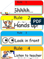 Class Rules For Primary Learners